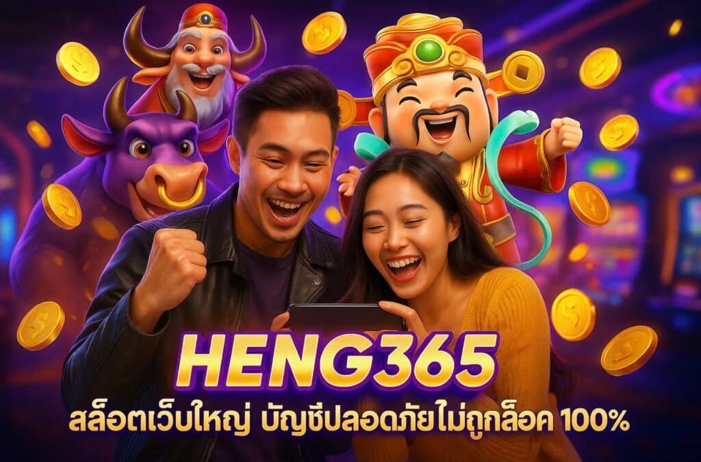 HENG365 สล็อตเว็บใหญ่ บัญชีปลอดภัย ไม่ถูกล็อค 100%