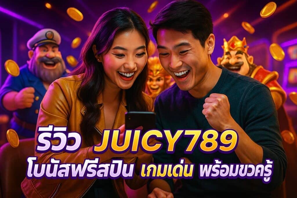 รีวิว JUICY789 โบนัสฟรีสปิน เกมเด่น พร้อมข้อควรรู้